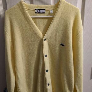 Vintage Lacoste IZOD cardigan